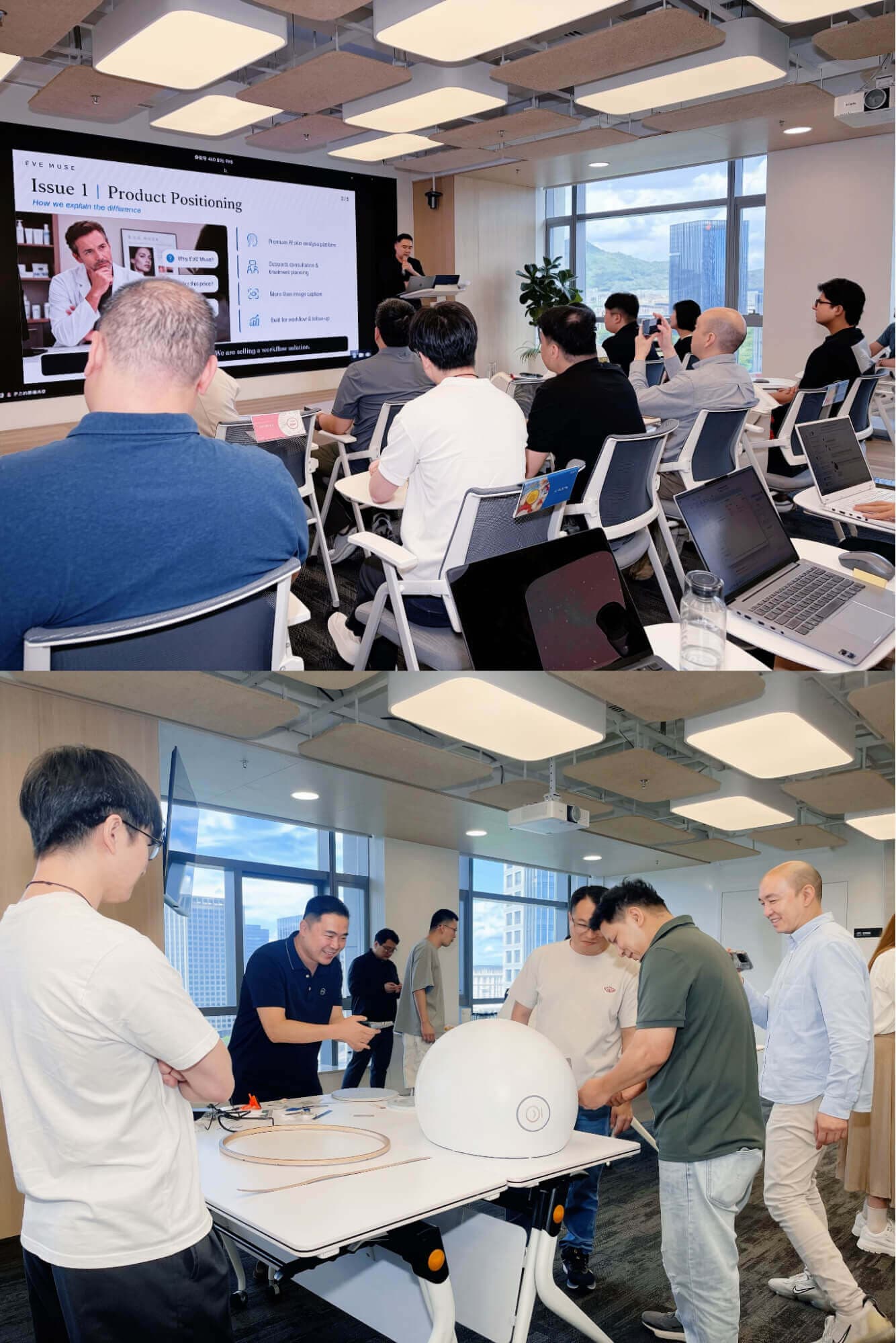 Hands-on technical training session at the 2026 Eve Global Partner Summit