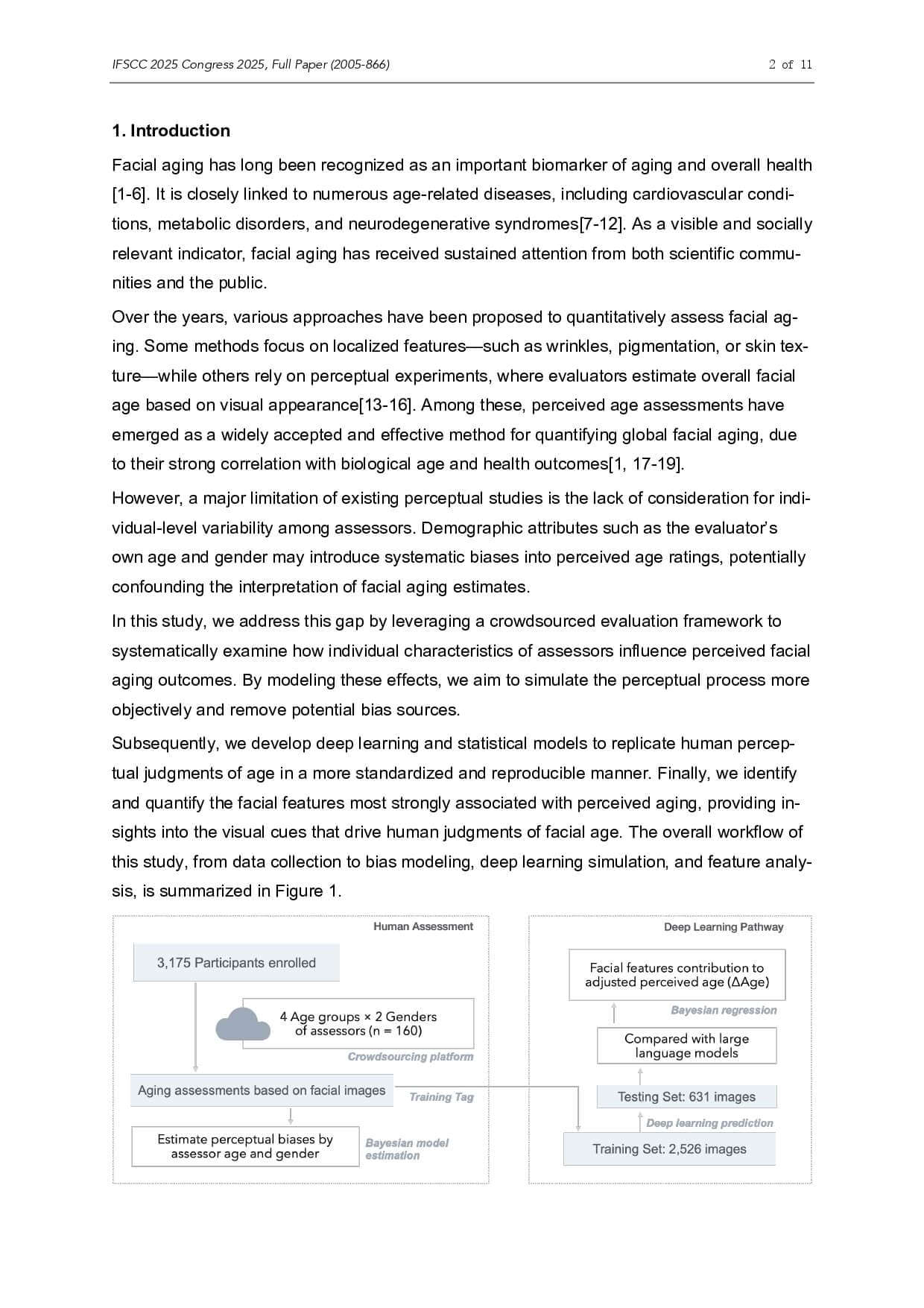 Deep Learning Analysis of Perceived Facial Aging and Influential Features Across Evaluator Groups - Page 2