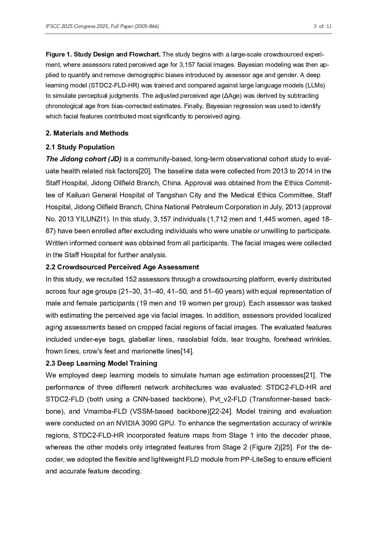 Deep Learning Analysis of Perceived Facial Aging and Influential Features Across Evaluator Groups - Page 3