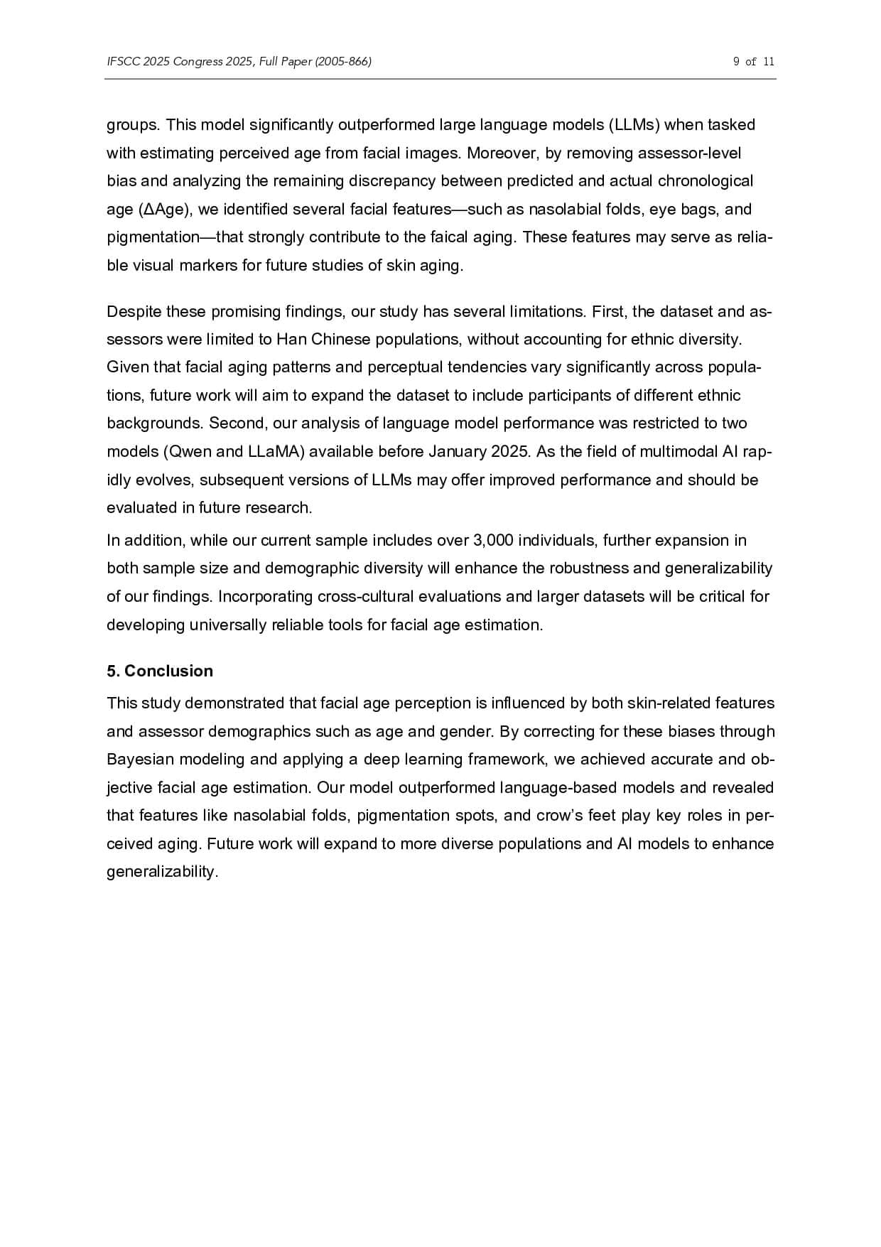 Deep Learning Analysis of Perceived Facial Aging and Influential Features Across Evaluator Groups - Page 9