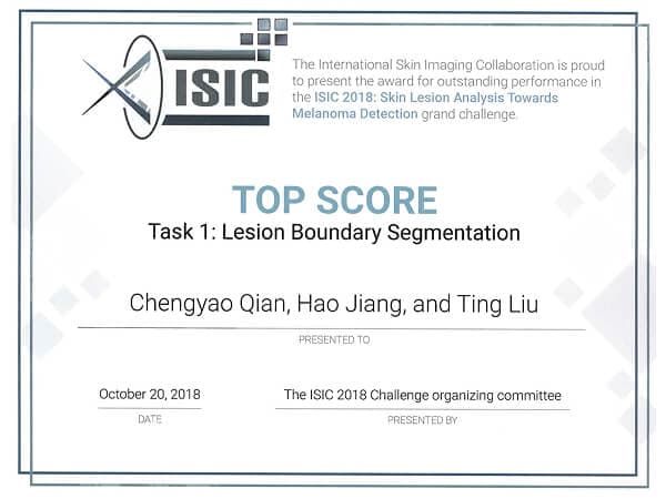 The ISIC Challenge Organizing Committee